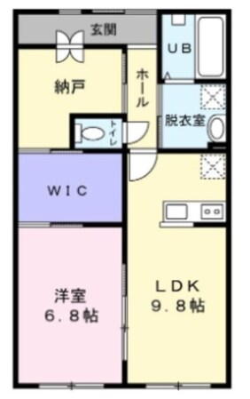 Queue de chien 2erの物件間取画像